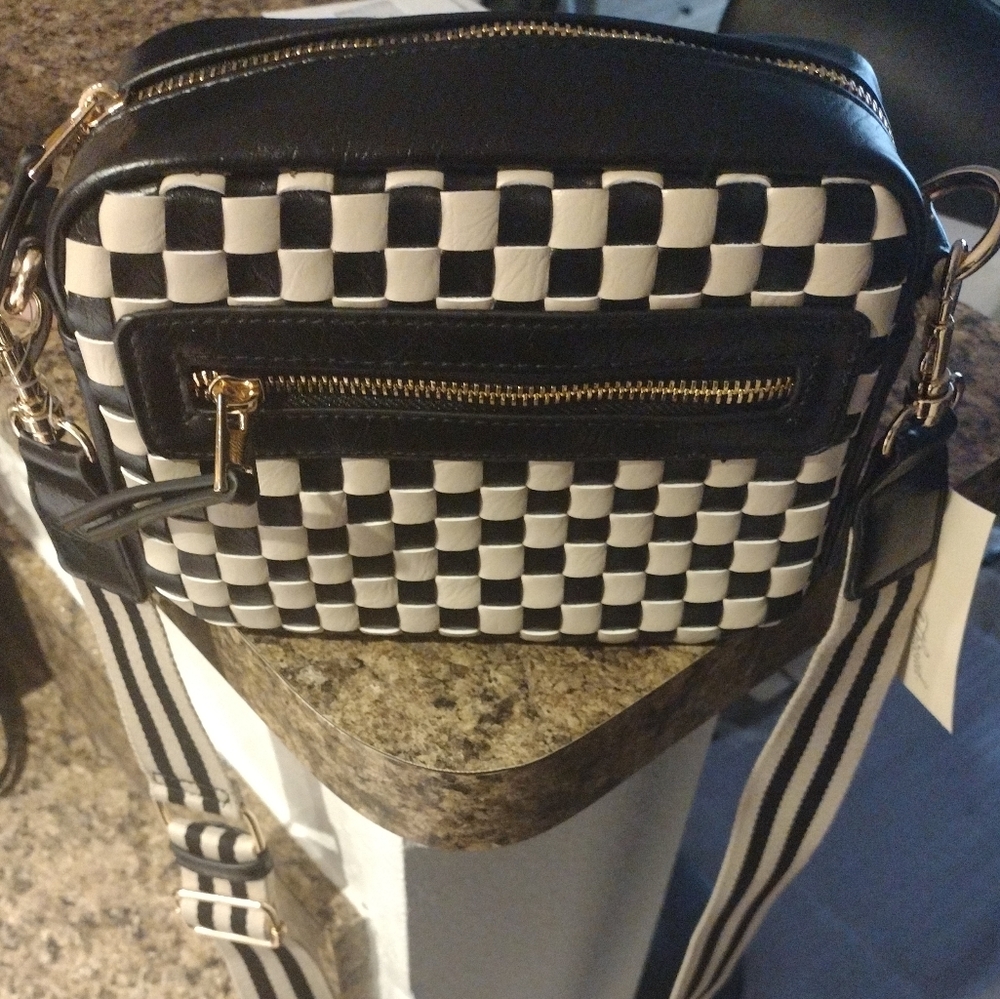Checkered Crossbody